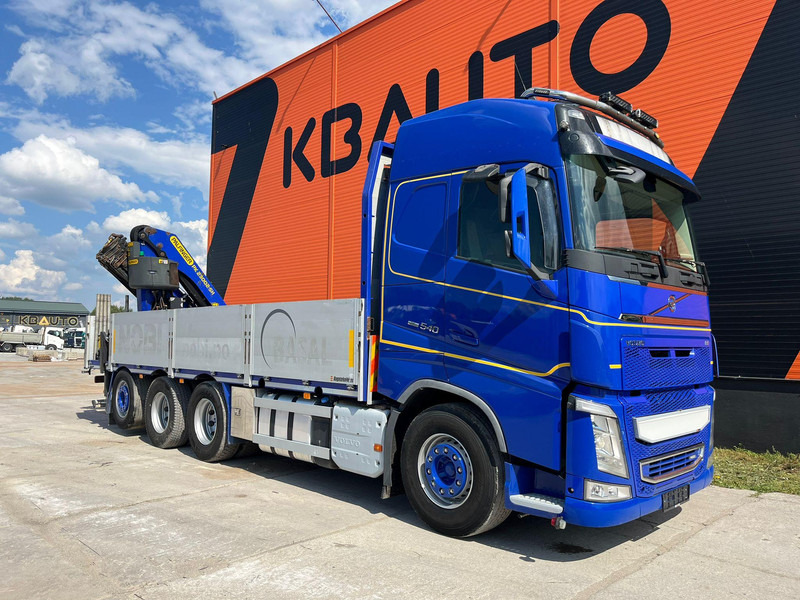 Volvo FH 540 8x4*4 RETARDER / PK 23002-SH / PLATFORM L= 6330 mm - Bortu kravas automašīna/ Platforma, Kravas auto ar manipulatoru: foto 4 Volvo FH 540 8x4*4 RETARDER / PK 23002-SH / PLATFORM L= 6330 mm - Bortu kravas automašīna/ Platforma, Kravas auto ar manipulatoru: foto 4