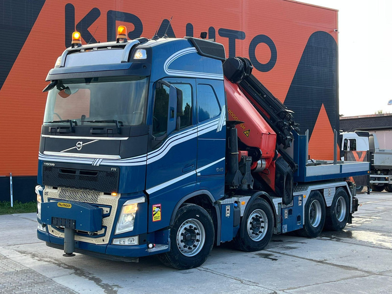 Volvo FH 540 8x4 PK110002 + JIB + WINCH / COMBI / PLATFORM L=3662 mm - Bortu kravas automašīna/ Platforma, Kravas auto ar manipulatoru: foto 2 Volvo FH 540 8x4 PK110002 + JIB + WINCH / COMBI / PLATFORM L=3662 mm - Bortu kravas automašīna/ Platforma, Kravas auto ar manipulatoru: foto 2