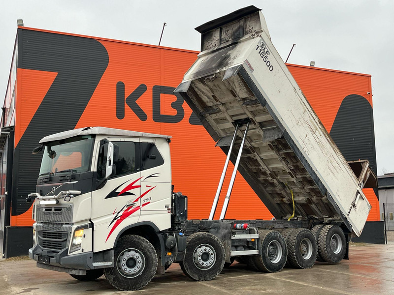 Volvo FH 750 10x4 ADR / RETARDER / FULL STEEL / BOX L=7089 mm - Kravas automašīna pašizgāzējs: foto 2 Volvo FH 750 10x4 ADR / RETARDER / FULL STEEL / BOX L=7089 mm - Kravas automašīna pašizgāzējs: foto 2