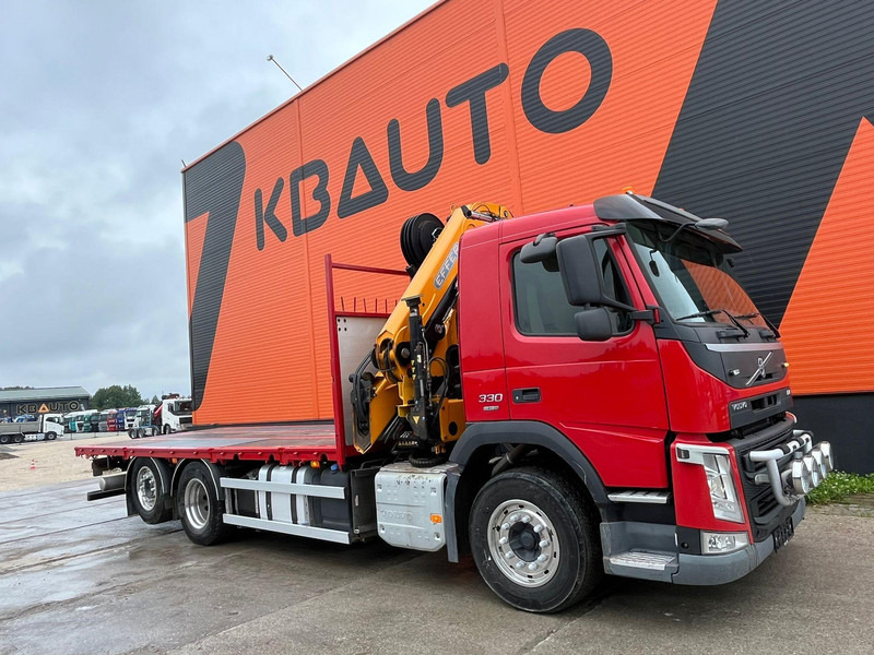 Volvo FM 330 6x2*4 EFFER 215/4S / PLATFORM L=6529 mm - Bortu kravas automašīna/ Platforma, Kravas auto ar manipulatoru: foto 4 Volvo FM 330 6x2*4 EFFER 215/4S / PLATFORM L=6529 mm - Bortu kravas automašīna/ Platforma, Kravas auto ar manipulatoru: foto 4