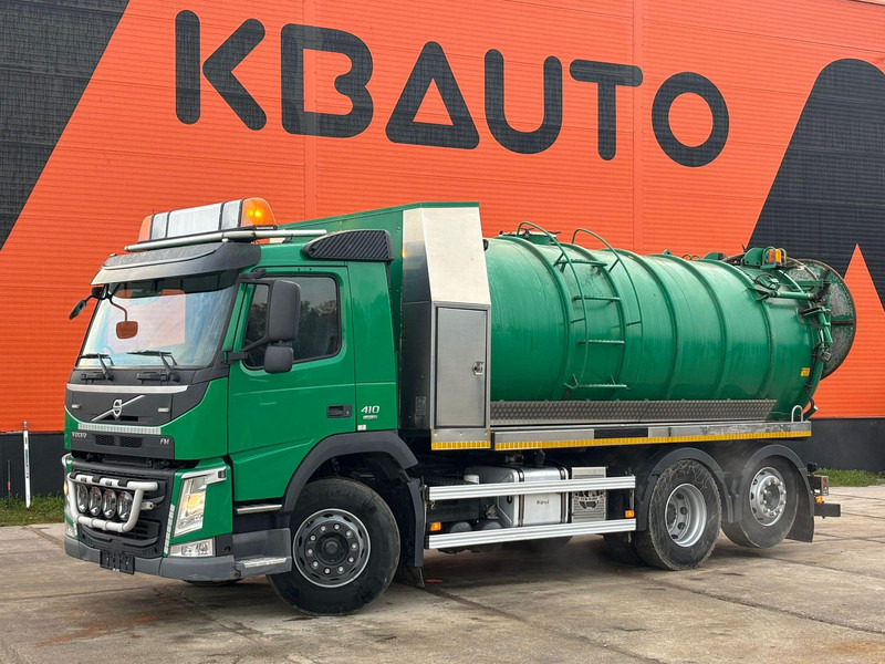 Volvo FM 410 6x2*4 EUR-MARK TANK 14000L / VACUUM Ingersoll Rand VTB.810H.MA / PRESSURE WASH - Asenizācijas mašīna: foto 1 Volvo FM 410 6x2*4 EUR-MARK TANK 14000L / VACUUM Ingersoll Rand VTB.810H.MA / PRESSURE WASH - Asenizācijas mašīna: foto 1