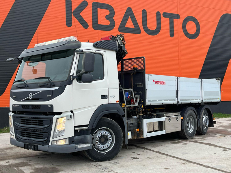 Volvo FM 410 6x2*4 HMF 1120-K4 / TIPPER BOX L=5573 mm - Kravas automašīna pašizgāzējs, Kravas auto ar manipulatoru: foto 2 Volvo FM 410 6x2*4 HMF 1120-K4 / TIPPER BOX L=5573 mm - Kravas automašīna pašizgāzējs, Kravas auto ar manipulatoru: foto 2