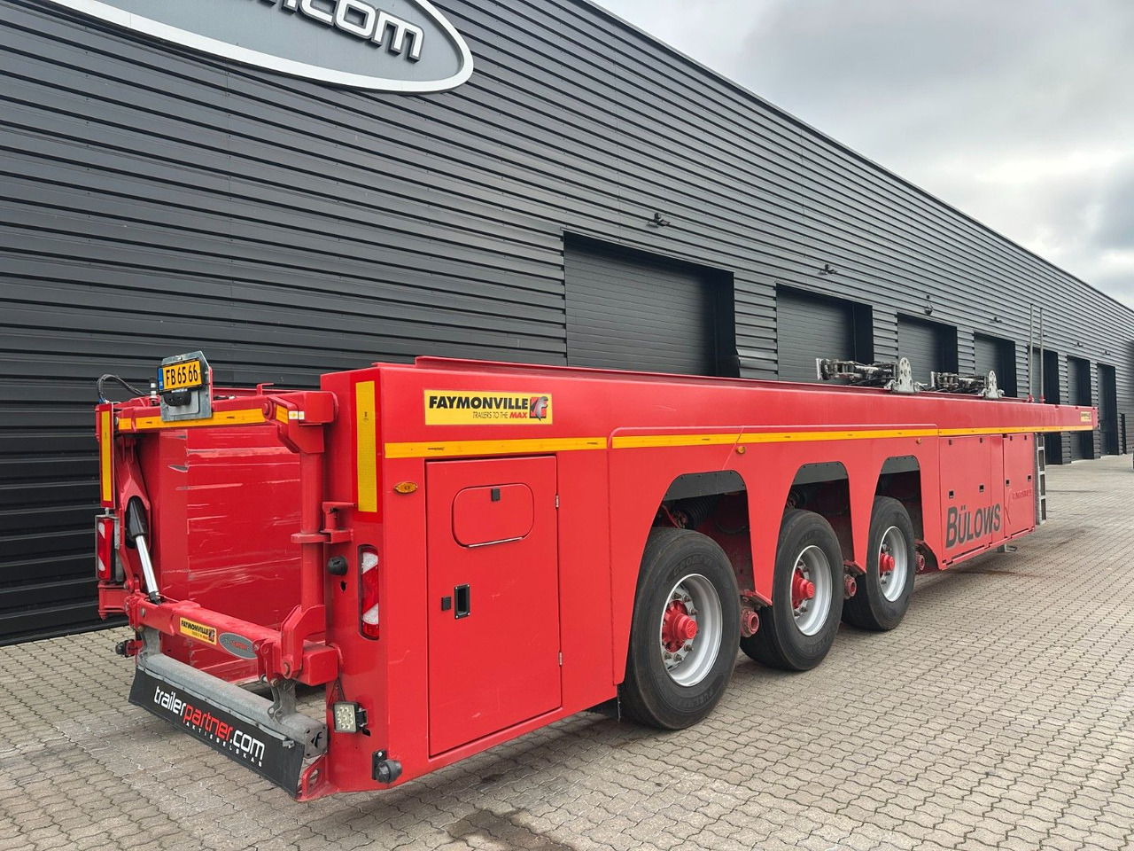 Faymonville 3 achs innenlader - Puspiekabe zema profila platforma: foto 2 Faymonville 3 achs innenlader - Puspiekabe zema profila platforma: foto 2