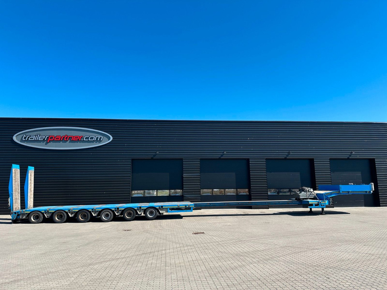 Puspiekabe zema profila platforma Faymonville Multimax 6 achs tieflader / ausziehbar: foto 9