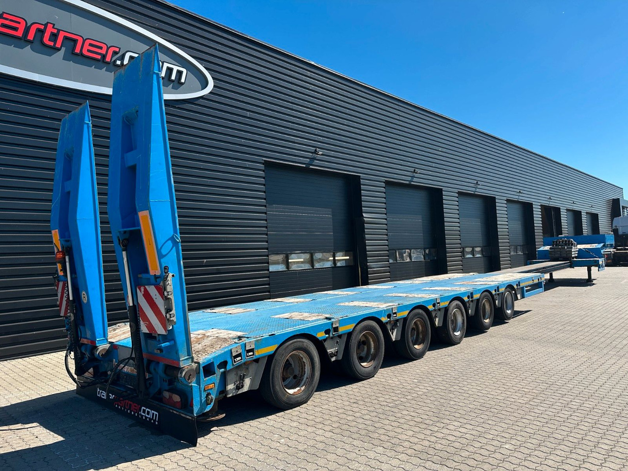 Puspiekabe zema profila platforma Faymonville Multimax 6 achs tieflader / ausziehbar: foto 10