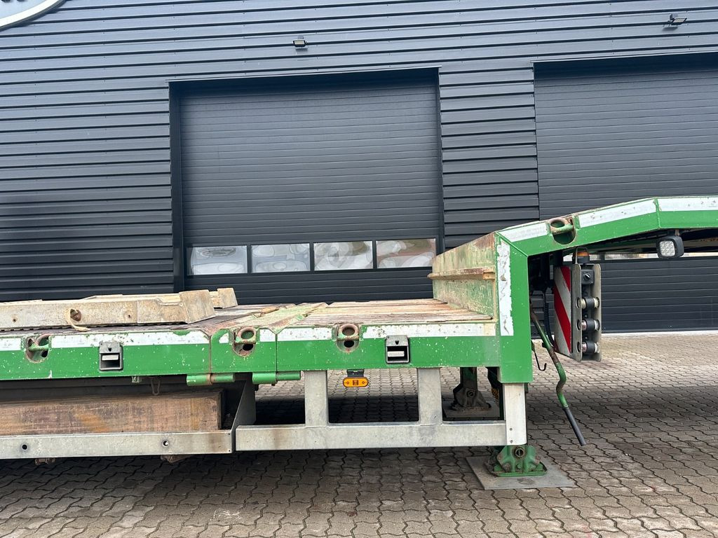 Puspiekabe zema profila platforma HRD AMT 4 achs tieflader / ausziehbar / Radmulde: foto 7