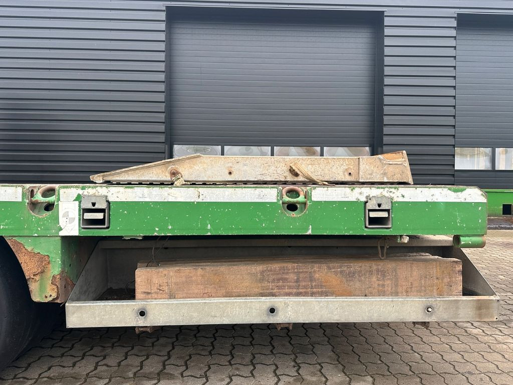 Puspiekabe zema profila platforma HRD AMT 4 achs tieflader / ausziehbar / Radmulde: foto 6