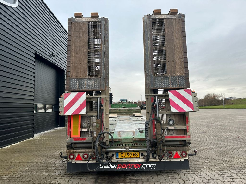 Puspiekabe zema profila platforma HRD AMT 4 achs tieflader / ausziehbar / Radmulde: foto 11