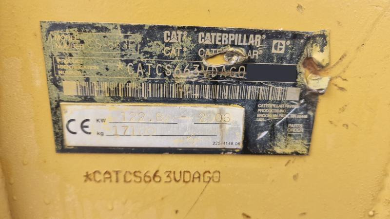 Caterpillar CS663E - Vibrorullis: foto 4 Caterpillar CS663E - Vibrorullis: foto 4