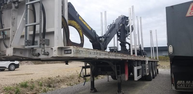 Bortu puspiekabe/ Platforma Pacton ET 3 01 BAC: foto 9