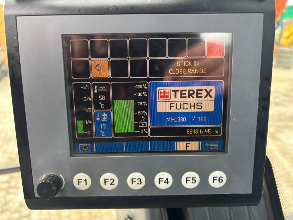 Atkritumu iekrāvējs Fuchs MHL 380 -- only 6650 real working hours: foto 40