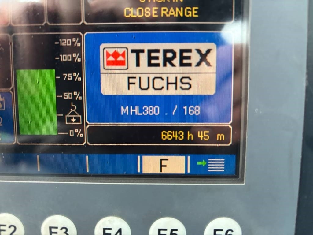 Atkritumu iekrāvējs Fuchs MHL 380 -- only 6650 real working hours: foto 41