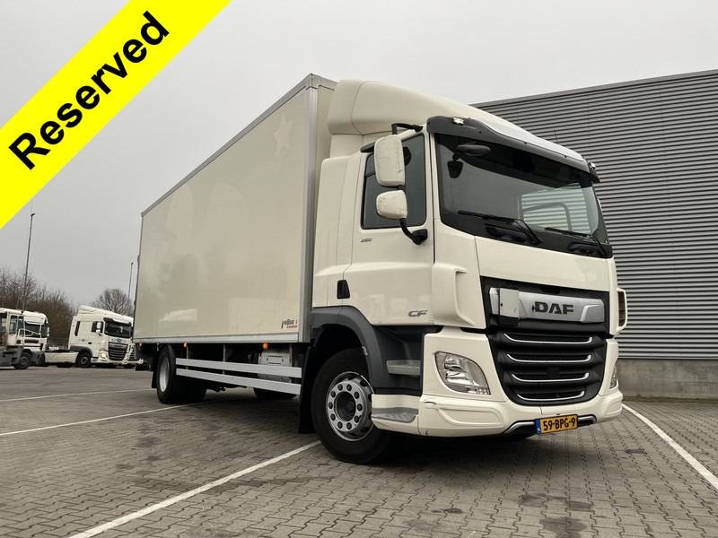 DAF CF 260 FA / 18 Ton / 350 dkm / Box 7.5 m / Laadklep / APK TUV 04-26 - Kravas automašīna ar slēgto virsbūvi: foto 1 DAF CF 260 FA / 18 Ton / 350 dkm / Box 7.5 m / Laadklep / APK TUV 04-26 - Kravas automašīna ar slēgto virsbūvi: foto 1