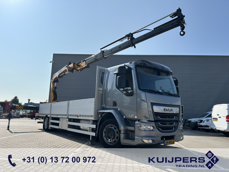DAF LF 320 FA / Effer 175.2/c3s Crane / 363 dkm / Plateau - Kravas auto ar manipulatoru: foto 1 DAF LF 320 FA / Effer 175.2/c3s Crane / 363 dkm / Plateau - Kravas auto ar manipulatoru: foto 1