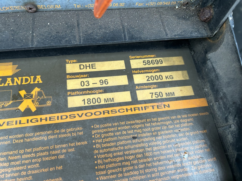 Puspiekabe slēgtā virsbūve Groenewegen DRO 10 10B / City / Box Trailer / Loadlift / APK TUV 10-26: foto 6