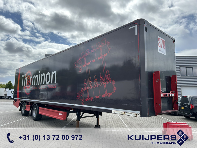 Groenewegen Jumbo DRO-14-18 / Box Trailer / 2x Stuuras / Laadklep / APK 06-26 - Puspiekabe slēgtā virsbūve: foto 1 Groenewegen Jumbo DRO-14-18 / Box Trailer / 2x Stuuras / Laadklep / APK 06-26 - Puspiekabe slēgtā virsbūve: foto 1