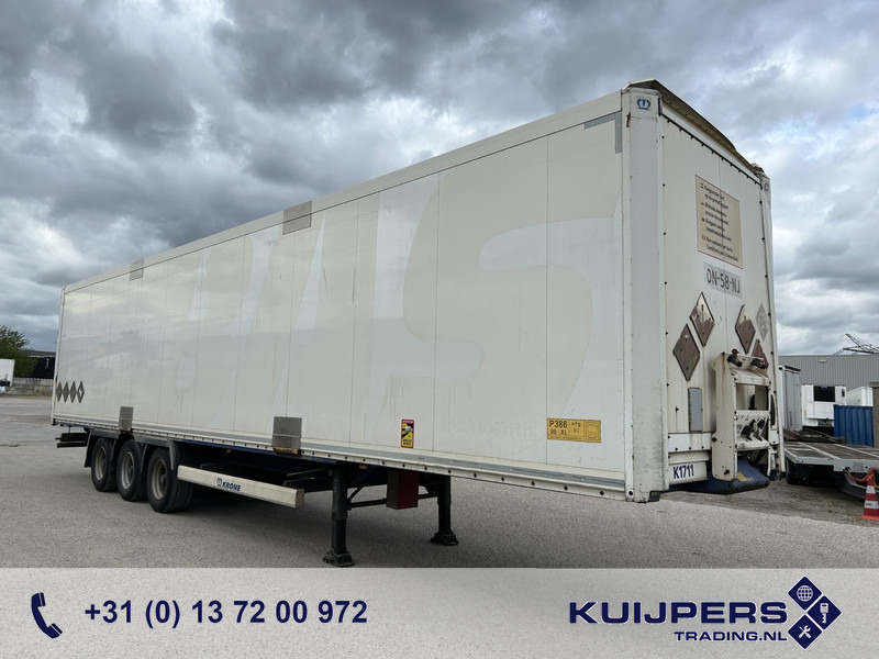 Krone DryLiner / Box / Front Damage / BPW Drum / APK TUV 12-25 - Puspiekabe slēgtā virsbūve: foto 1 Krone DryLiner / Box / Front Damage / BPW Drum / APK TUV 12-25 - Puspiekabe slēgtā virsbūve: foto 1
