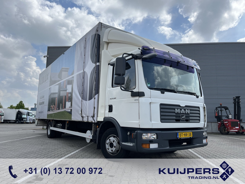 MAN TGL 12.180 / 12 Ton / 781 dkm / Oil Leak / Canvas Box / APK TUV 10-25 - Kravas automašīna ar slēgto virsbūvi: foto 1 MAN TGL 12.180 / 12 Ton / 781 dkm / Oil Leak / Canvas Box / APK TUV 10-25 - Kravas automašīna ar slēgto virsbūvi: foto 1
