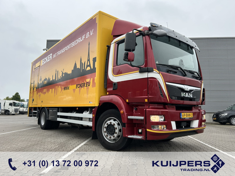 MAN TGM 18.250 Euro 6 / 18 Ton / 688 dkm / Box / Loadlift / APK TUV 08-25 - Kravas automašīna ar slēgto virsbūvi: foto 1 MAN TGM 18.250 Euro 6 / 18 Ton / 688 dkm / Box / Loadlift / APK TUV 08-25 - Kravas automašīna ar slēgto virsbūvi: foto 1