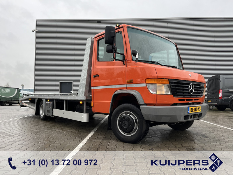 Mercedes-Benz Vario 612 D / Car - Machine Transporter 570 cm / Winch / Ramps / NL Truck - Autovedējs: foto 1 Mercedes-Benz Vario 612 D / Car - Machine Transporter 570 cm / Winch / Ramps / NL Truck - Autovedējs: foto 1