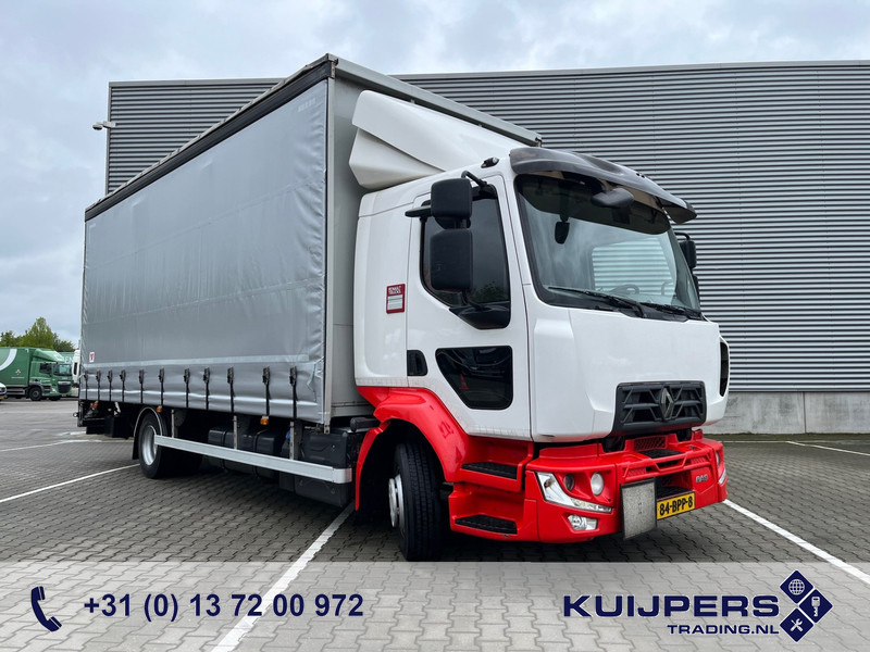Renault D 210 Euro 6 / 12 Ton / 282 dkm / Schuifzeil / Laadklep / NL truck - Kravas automašīna ar tentu: foto 1 Renault D 210 Euro 6 / 12 Ton / 282 dkm / Schuifzeil / Laadklep / NL truck - Kravas automašīna ar tentu: foto 1
