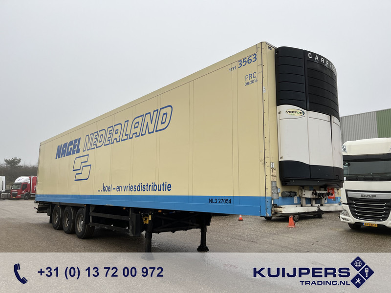 Schmitz Cargobull SKO 24L COOL / Carrier Vector 1850 / BPW Drum / Liftas / Frigo Box / NL Trailer - Puspiekabe refrižerators: foto 1 Schmitz Cargobull SKO 24L COOL / Carrier Vector 1850 / BPW Drum / Liftas / Frigo Box / NL Trailer - Puspiekabe refrižerators: foto 1
