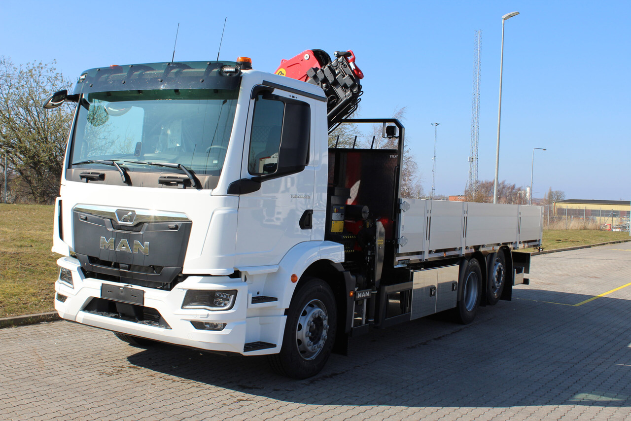 MAN TGM 26.320 6×2-4 PK19.001SLD5 Brädgårdsbil - Bortu kravas automašīna/ Platforma, Kravas auto ar manipulatoru: foto 1 MAN TGM 26.320 6×2-4 PK19.001SLD5 Brädgårdsbil - Bortu kravas automašīna/ Platforma, Kravas auto ar manipulatoru: foto 1