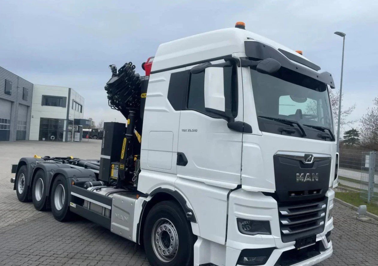 MAN TGS 35.510 8×4 Tridem kranväxlare Palfinger - Pacēlājs ar āķi, Kravas auto ar manipulatoru: foto 2 MAN TGS 35.510 8×4 Tridem kranväxlare Palfinger - Pacēlājs ar āķi, Kravas auto ar manipulatoru: foto 2