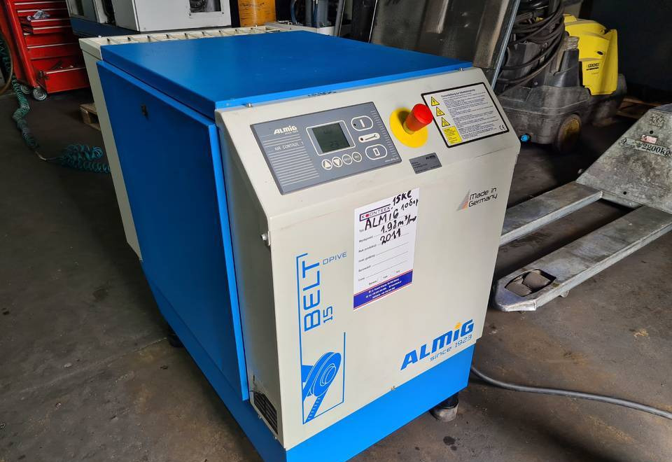 Kompresor śrubowy Almig Belt 15, 15 kw. 2011r - Gaisa kompresors: foto 3 Kompresor śrubowy Almig Belt 15, 15 kw. 2011r - Gaisa kompresors: foto 3