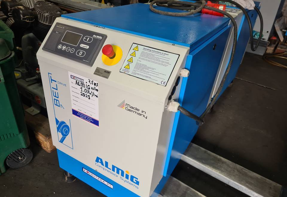 Kompresor śrubowy Almig Belt 7, 7,5 kw. 2021r - Gaisa kompresors: foto 1 Kompresor śrubowy Almig Belt 7, 7,5 kw. 2021r - Gaisa kompresors: foto 1