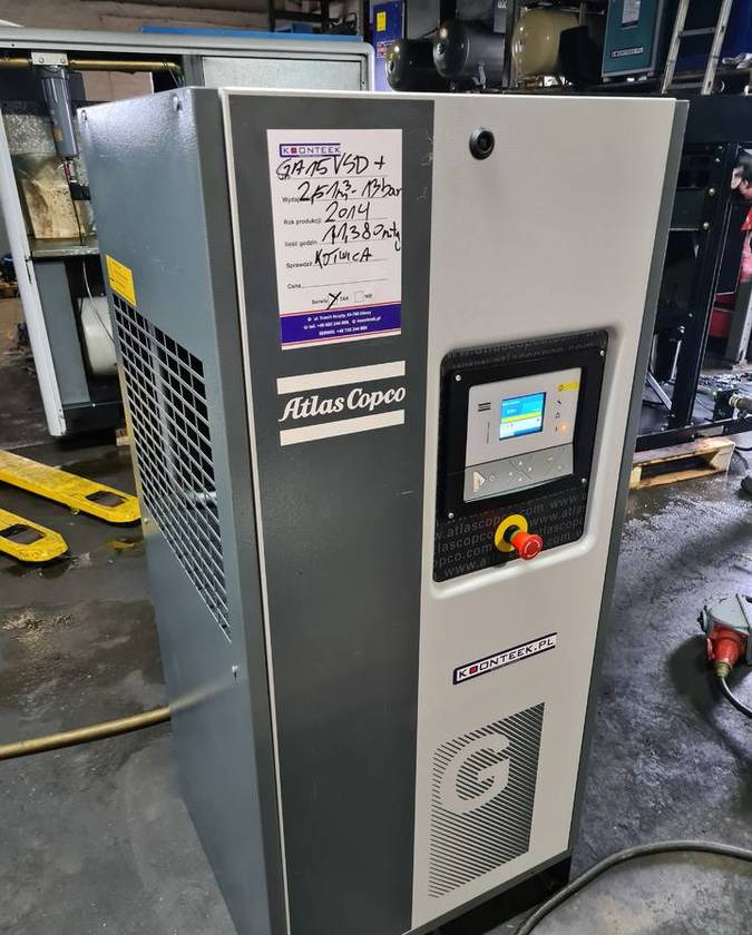 Kompresor śrubowy Atlas Copco GA 15 VSD ff + - Gaisa kompresors: foto 3 Kompresor śrubowy Atlas Copco GA 15 VSD ff + - Gaisa kompresors: foto 3