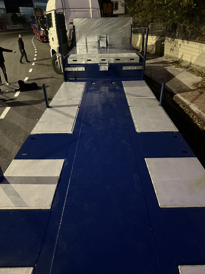 Jaunā Puspiekabe zema profila platforma GVN Trailer 4 AXLE LOWBED WITH WHEEL RECESSES: foto 11