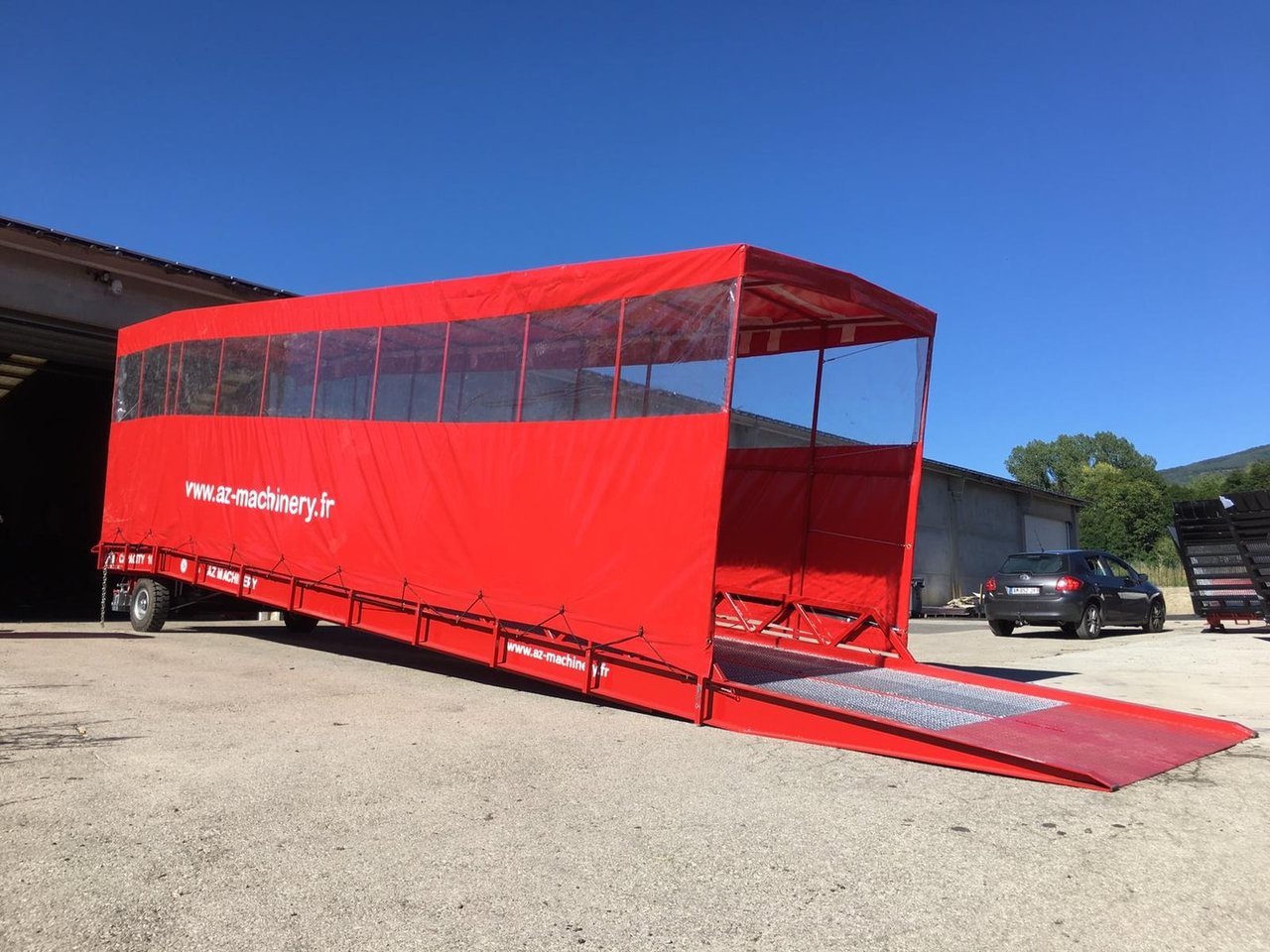 Jaunā Iekraušanas rampa AZ RAMP EASY-XL 8 - BCH mobile loading ramp: foto 1