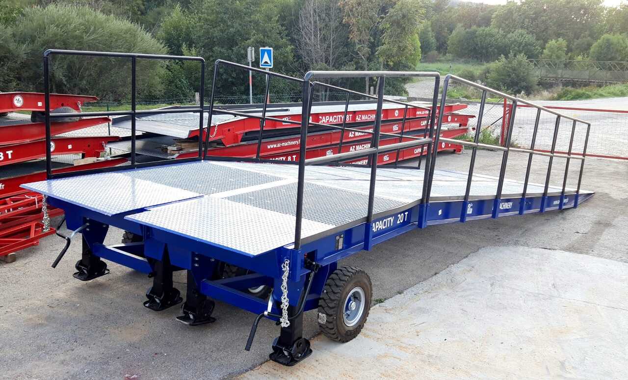 AZ RAMP KING VERSION, BIG FOOT 15 T mobile loading ramp - Iekraušanas rampa: foto 3 AZ RAMP KING VERSION, BIG FOOT 15 T mobile loading ramp - Iekraušanas rampa: foto 3