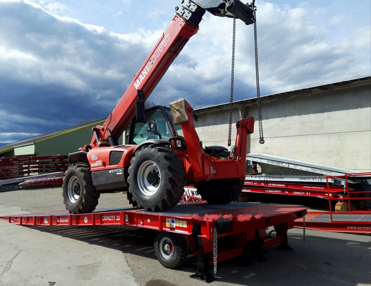 AZ RAMP KING VERSION, BIG FOOT LLO 25T mobile loading ramp - Iekraušanas rampa: foto 3 AZ RAMP KING VERSION, BIG FOOT LLO 25T mobile loading ramp - Iekraušanas rampa: foto 3
