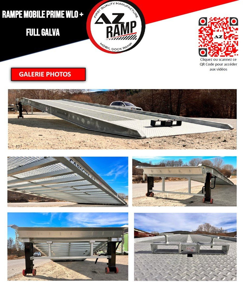 AZ RAMP-PRIME PRIME WLO + 10 FULL GALVA Mobil Loading Ramp - Iekraušanas rampa: foto 3 AZ RAMP-PRIME PRIME WLO + 10 FULL GALVA Mobil Loading Ramp - Iekraušanas rampa: foto 3