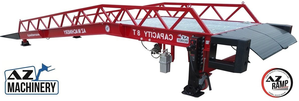 Loading Ramp with with electric tilting bridge - AZ RAMP - STAR- 10T-ZR-E. 10 ton capacity - Iekraušanas rampa: foto 1 Loading Ramp with with electric tilting bridge - AZ RAMP - STAR- 10T-ZR-E. 10 ton capacity - Iekraušanas rampa: foto 1