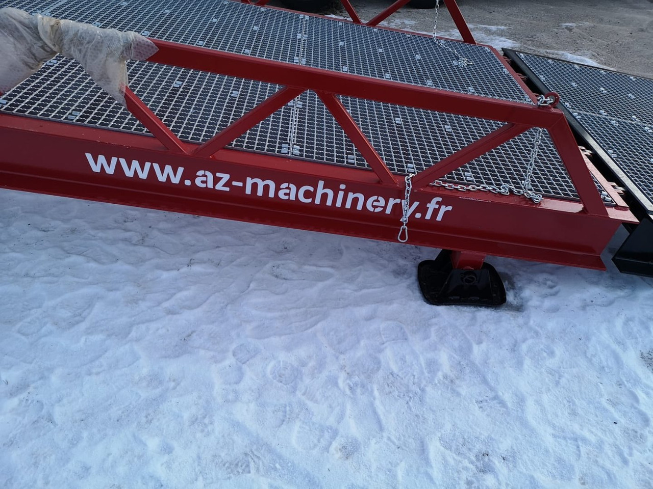 Jaunā Iekraušanas rampa Loading Ramp with with hydraulic tilting bridge -  AZ RAMP - STAR LLO- 20 T.: foto 5