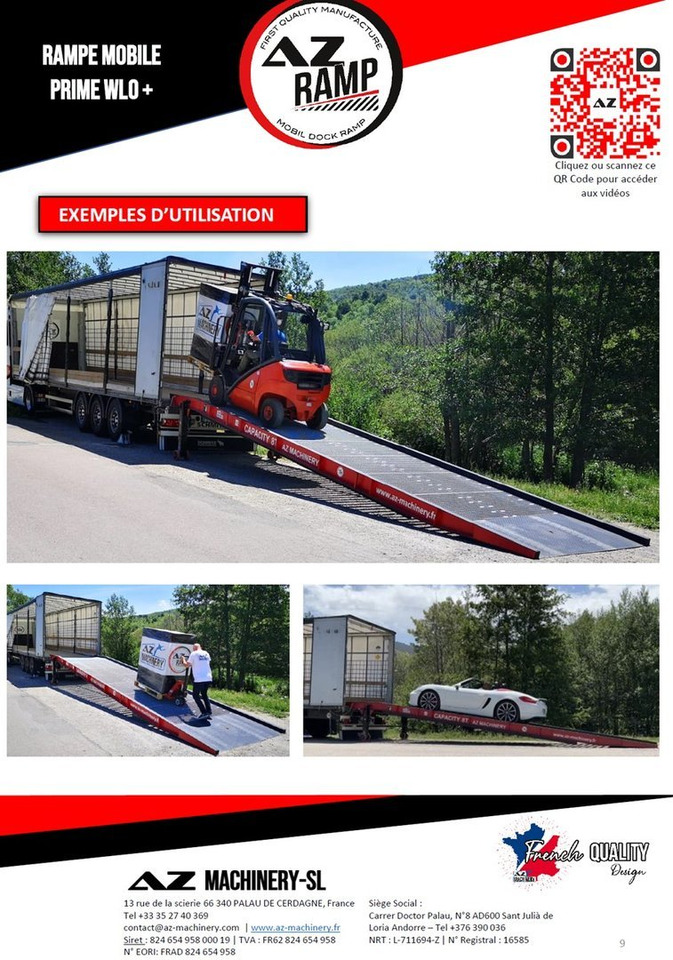 Jaunā Iekraušanas rampa **RENTAL 12-24-36 Month** AZ RAMP-PRIME PRIME WLO + 8 .  Industrial Mobil Loading Ramp: foto 10