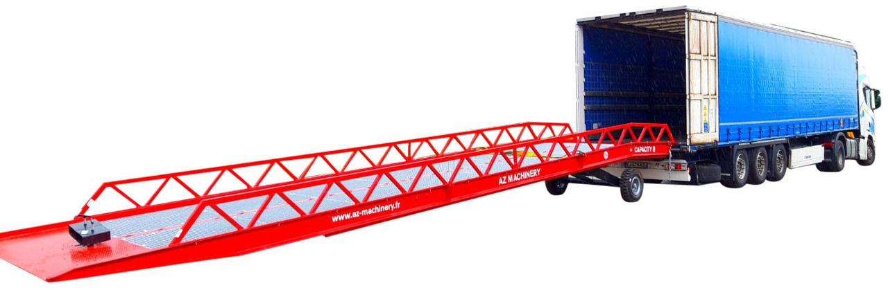 **RENTAL** AZ RAMP-EASY XL-8 . Mobil Loading Ramp WIDE With Level Off, 8 t Capacity - Iekraušanas rampa: foto 1 **RENTAL** AZ RAMP-EASY XL-8 . Mobil Loading Ramp WIDE With Level Off, 8 t Capacity - Iekraušanas rampa: foto 1