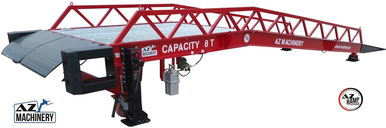 **RENTAL** Loading Ramp with with hydraulic tilting bridge - AZ RAMP - STAR- 8T. 8 ton capacity - Iekraušanas rampa: foto 1 **RENTAL** Loading Ramp with with hydraulic tilting bridge - AZ RAMP - STAR- 8T. 8 ton capacity - Iekraušanas rampa: foto 1