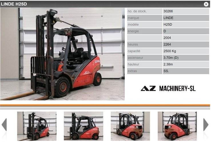 Used Forklift FENWICK LINDE H25D - Autokrāvējs: foto 1 Used Forklift FENWICK LINDE H25D - Autokrāvējs: foto 1