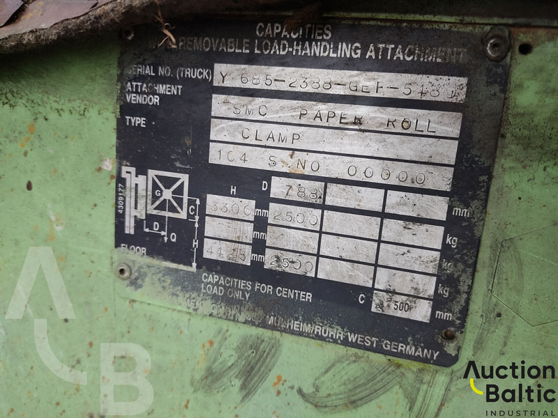 Gāzes iekrāvējs Clark C500 Y100 LPG: foto 20