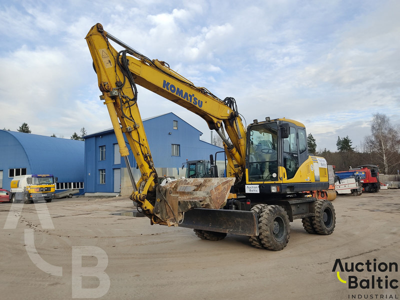 Komatsu PW160-7 - Riteņu ekskavators: foto 1 Komatsu PW160-7 - Riteņu ekskavators: foto 1