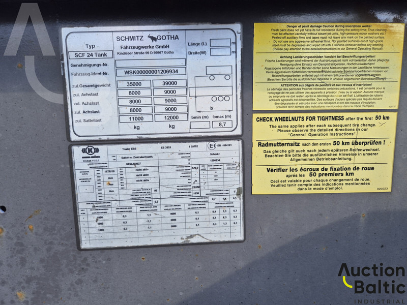 Tenta puspiekabe Schmitz Cargobull SCF 24T: foto 9