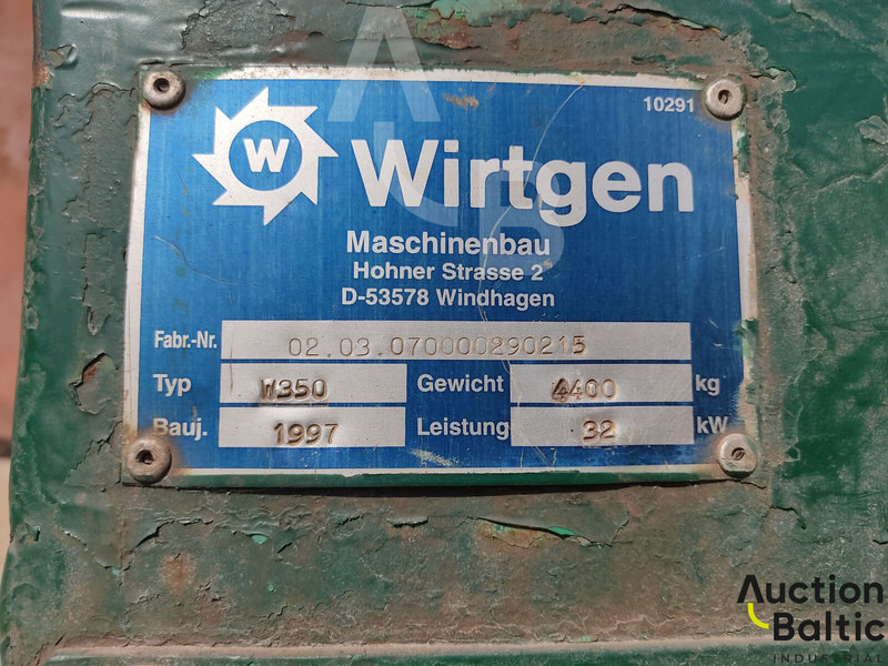 Asfalta ieklāšanas tehnika Wirtgen W350: foto 16