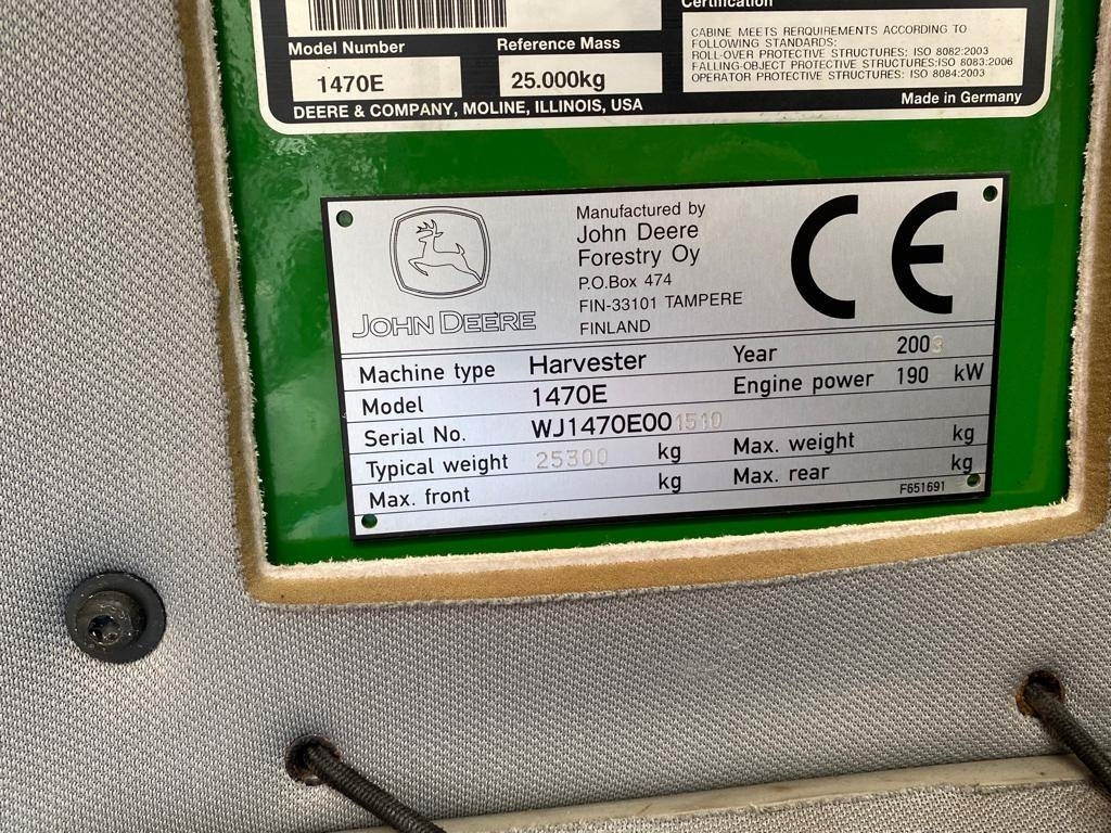 Harvesters John Deere 1470 E: foto 14