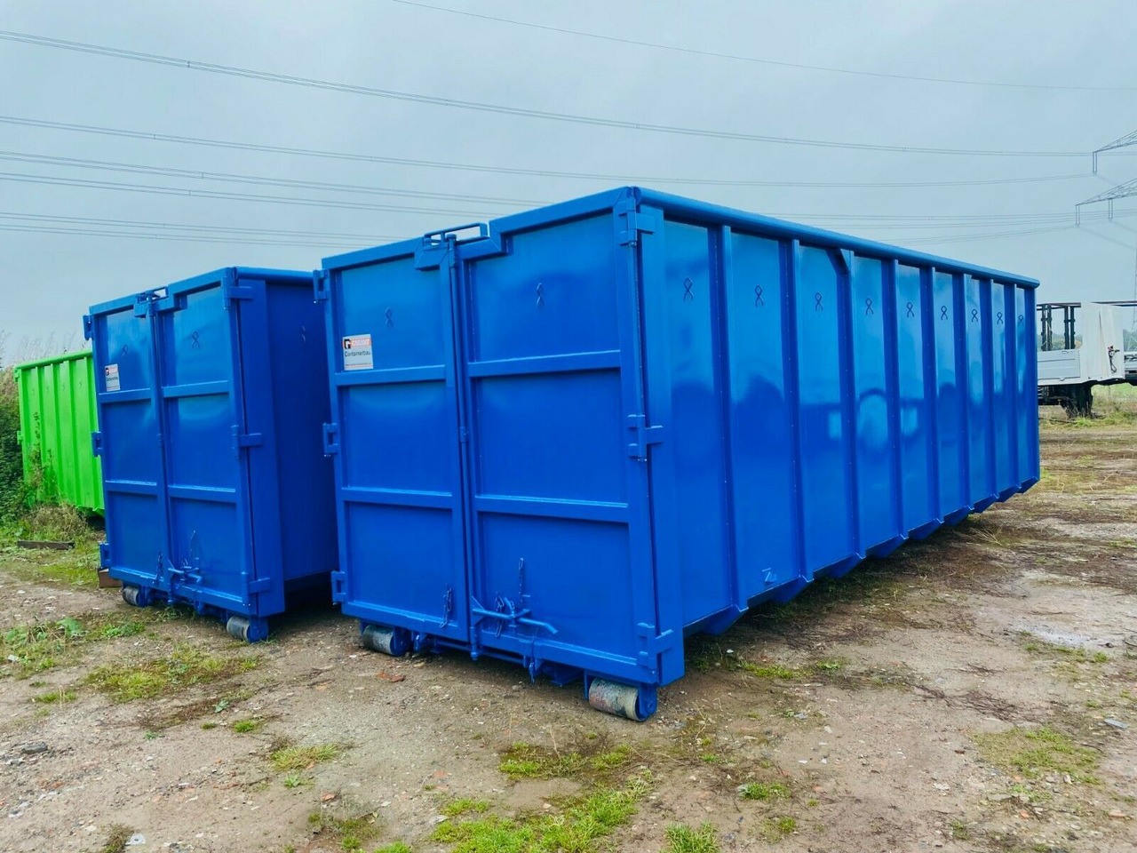 Abrollcontainer neu, 37 m³, 7 m. Garant 15 to - Puspiekabe noņemamā virsbūve/ Konteineru vedējs: foto 1 Abrollcontainer neu, 37 m³, 7 m. Garant 15 to - Puspiekabe noņemamā virsbūve/ Konteineru vedējs: foto 1
