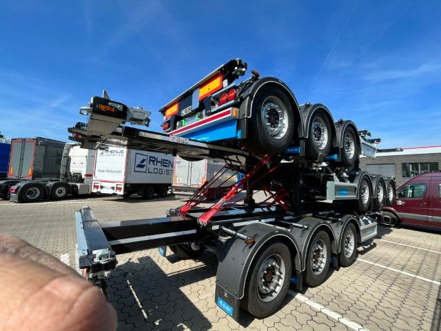 D-TEC Containerchassis Flexitrailer - Puspiekabe noņemamā virsbūve/ Konteineru vedējs: foto 2 D-TEC Containerchassis Flexitrailer - Puspiekabe noņemamā virsbūve/ Konteineru vedējs: foto 2