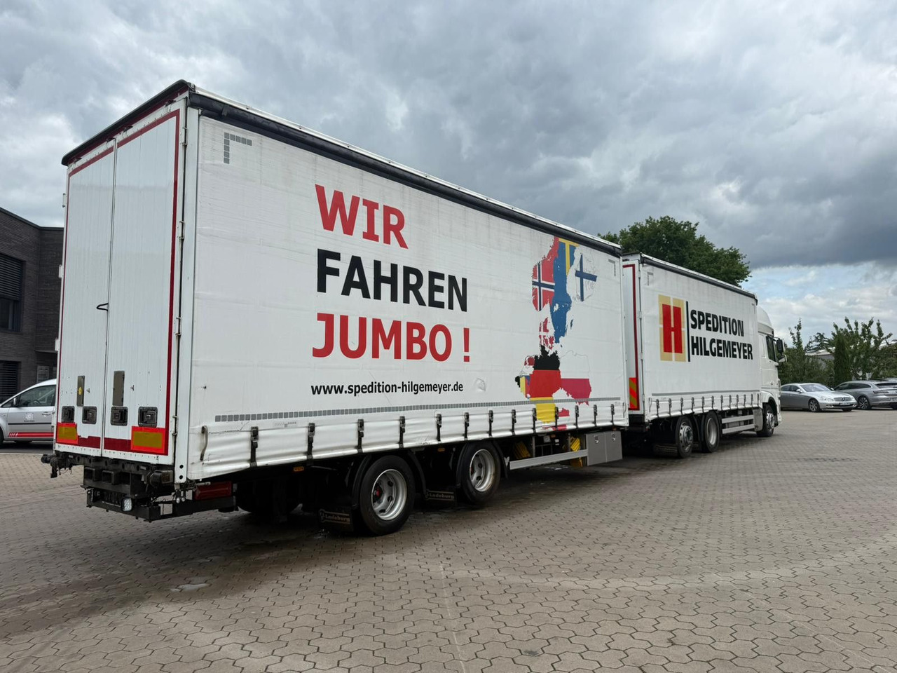 DAF XF 480 FAN LowDeck 6x2 Jumbo Inklusive Anhänger - Kravas automašīna ar tentu: foto 3 DAF XF 480 FAN LowDeck 6x2 Jumbo Inklusive Anhänger - Kravas automašīna ar tentu: foto 3